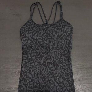 Lululemon Black and Gray camo Tank Top